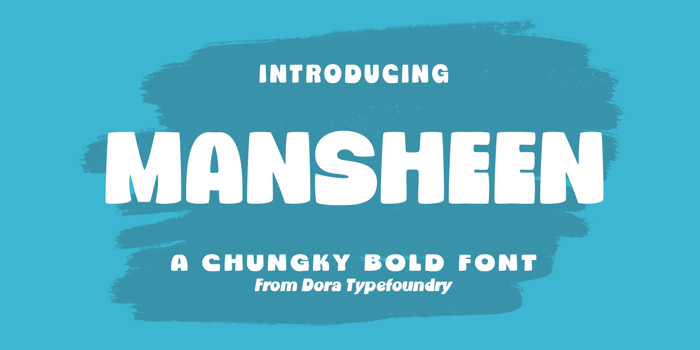Mansheen Font preview